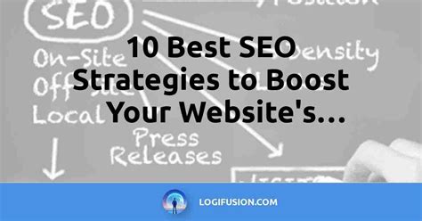 Best Seo Strategies To Boost Your Website S Rankings Logifusion