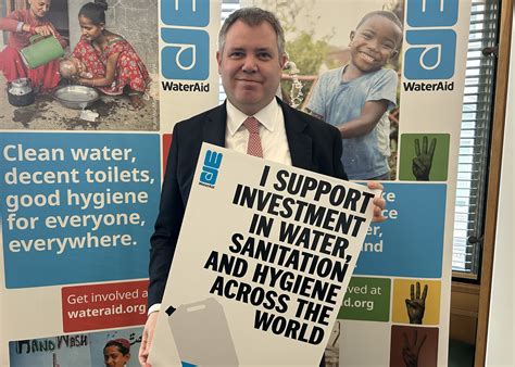 World Water Day Edward Meets Wateraid Charity To Discuss Work To