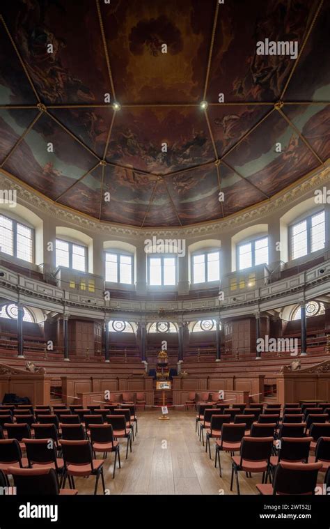 The Sheldonian Theatre, 1669, by Christopher Wren, Oxford, England with ...