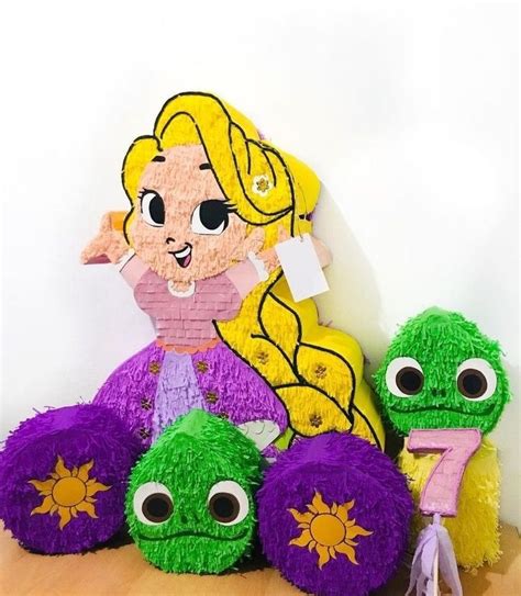 Pin on CUMPLEAÑOS RAPUNZEL Rapunzel party Piñatas Rapunzel