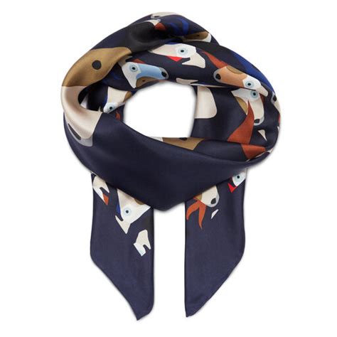 Foulard Weekend Max Mara Onesto Blu Scuro Escarpe It