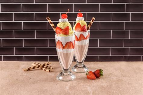 Strawberries And Cream Sundaes El Mejor Nido