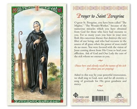 Miracle Prayer To St Peregrine