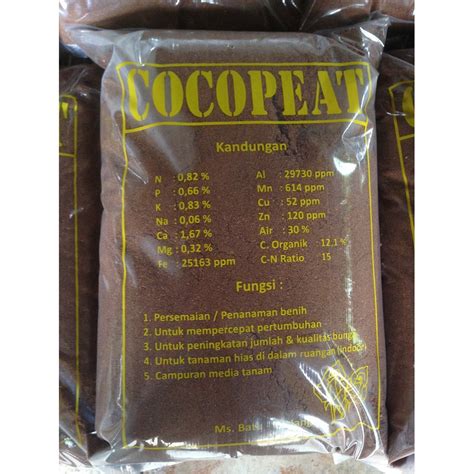 Jual Media Tanam Cocopeat Media Tanam Sabut Kelapa Gr Shopee