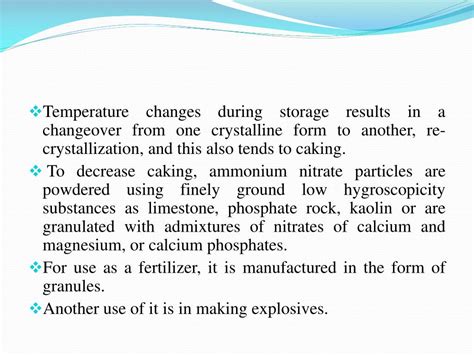 Ppt Lecture 11 Ammonium Nitrate Production Introduction Powerpoint Presentation Id2078094