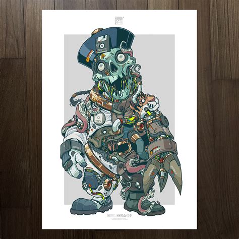 Mechasoul Monster Machine Fine Art Print Behance