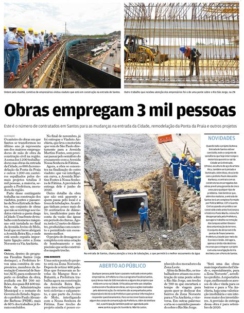 Sopesp Obras Empregam 3 Mil Pessoas