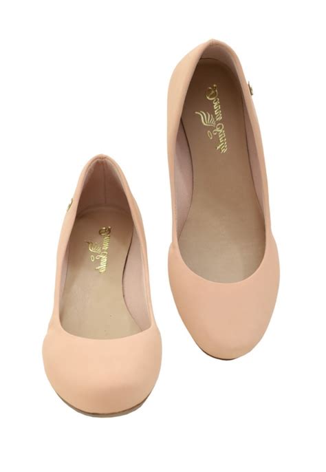 Scarpin Bico Redondo Donna Santa Salto Grosso Nude Compre Agora