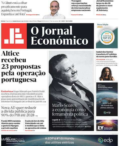 O Jornal Económico (19 jan 2024) - Jornais e Revistas - SAPO.pt ...