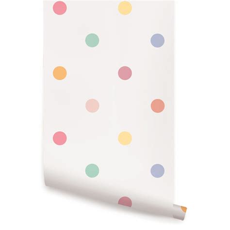 Polka Dot Pink Peel & Stick Wallpaper Repositionable - Etsy