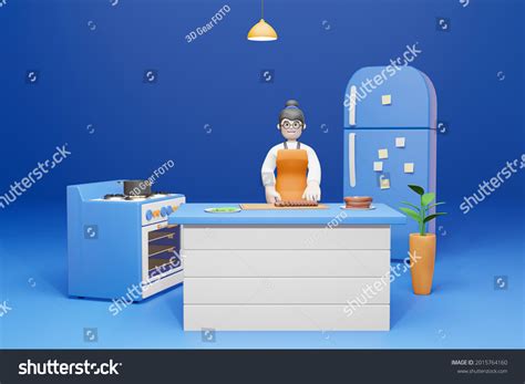 Kitchen character Images, Stock Photos & Vectors | Shutterstock