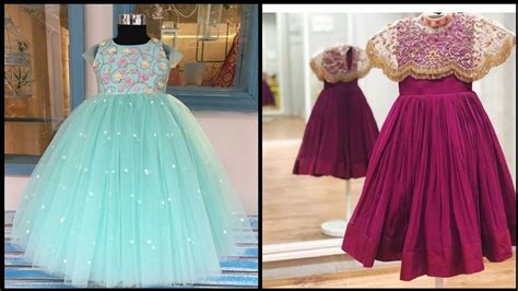 Party Wear Best Net Frocks Designs For Baby Girls In Weddings Function