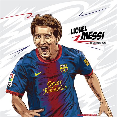 Lionel Messi in Vector by Agie31 on DeviantArt