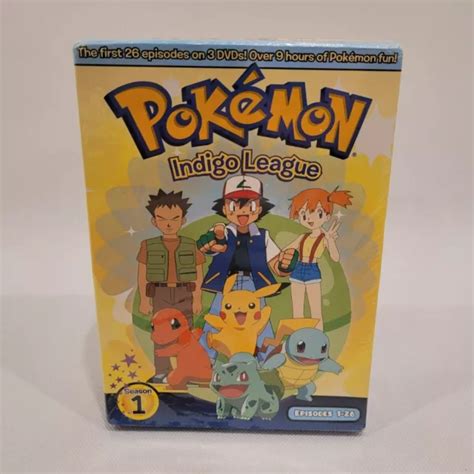 POKEMON INDIGO LEAGUE Season 1 Episodes 1-26 Brand New Sealed $74.04 ...