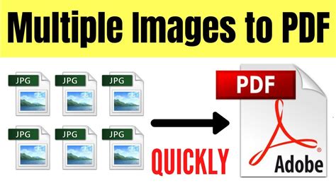 How To Convert Multiple Images Into One PDF At Once Quickly Combine