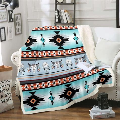 Erosebridal Western Blanket X Southwestern Fleece Blanket Exotic