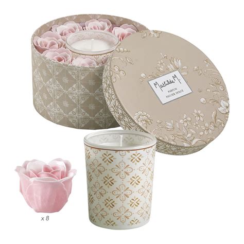 Coffret bougie et roses de savon parfumées Escale à Sintra Figuier