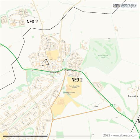 Ponteland Of Northumberland Files Digital Mapping Solutions Vector