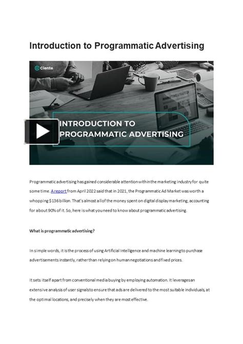 Ppt Intriduction To Programmatic Advertising Powerpoint Presentation