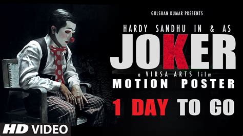 Motion Poster Joker By Hardy Sandhu Releasing On 17th October