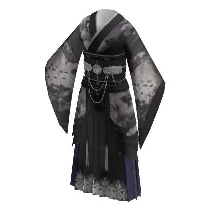 Black White Kimono Roblox Item Rolimon S