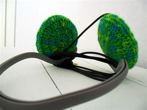 Ravelry: Funky Crochet Headphone Covers pattern by Jennifer Ofenstein