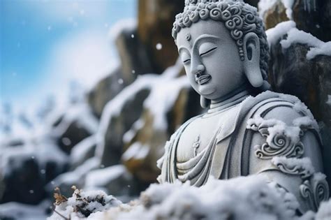 Free AI Image | Buddha statue in nature