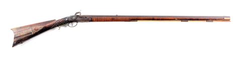 Lot Detail A Lancaster Style Percussion Kentucky Rifle