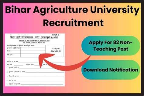 Bihar Agriculture University Recruitment Apply For Posts