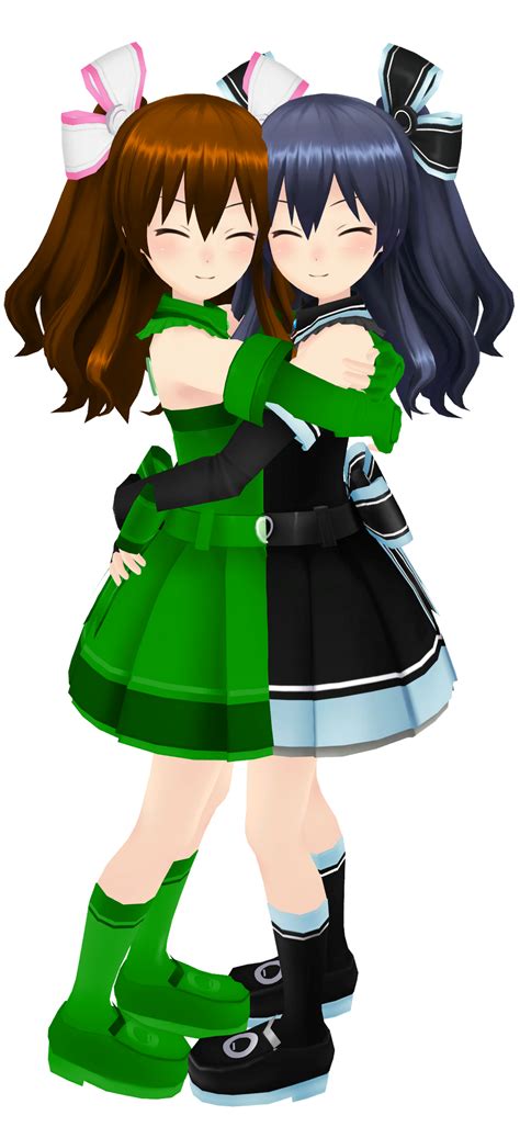 Mmd Luis And Uni Hugs By Megaali On Deviantart