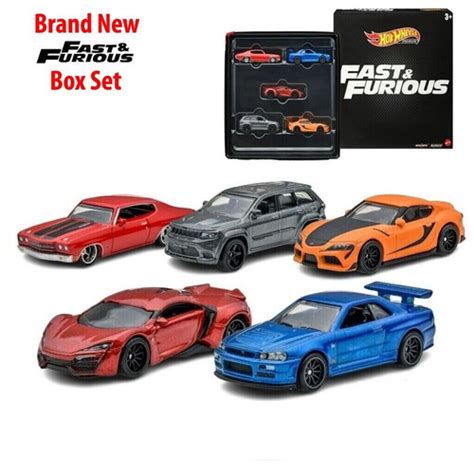 Jual Hot Wheels Fast Furious Collector Box Set Nissan Skyline R Supra Kota Denpasar