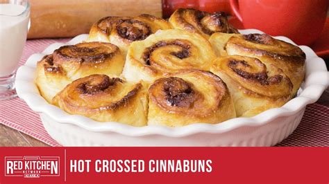 Hot Crossed Cinnabuns Cinnamon Buns With Cream Cheese Frosting Youtube