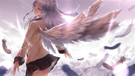 13 Anime Girl With Wings Like Blissful Angels – Animegrill