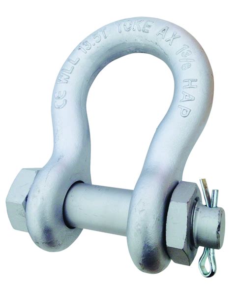 Yoke Forged Anchor Shackle With Bolt Pin Nosted