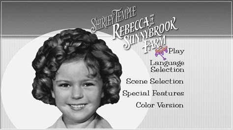 Rebecca Of Sunnybrook Farm Dvd Menus