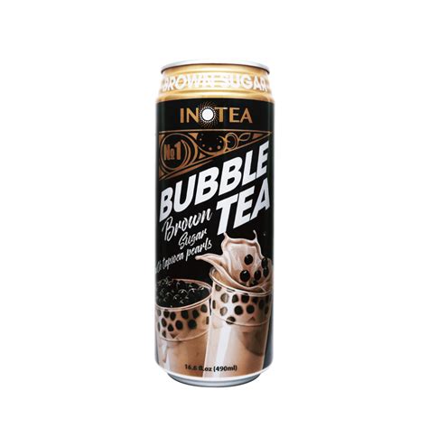 Inotea Ml Brown Sugar Bubble Milk Tea Canned Drink Buy Tapioca