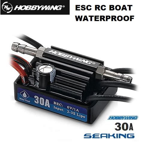 Hobbywing Seaking A V Bec V A Brushless Esc Rc Boat Watercooled