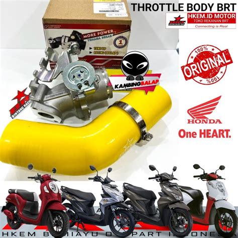 Throttle Body Tb Brt Velocity Banana Genio Beat Fi Deluxe Street