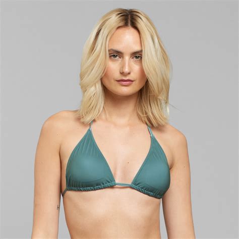 DEDICATED Bikini Top Sandnes Duck Green