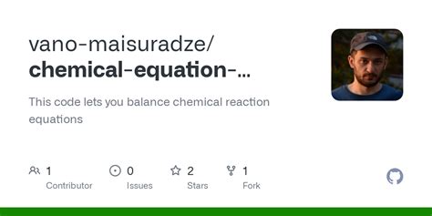 Github Vano Maisuradzechemical Equation Balancer This Code Lets You