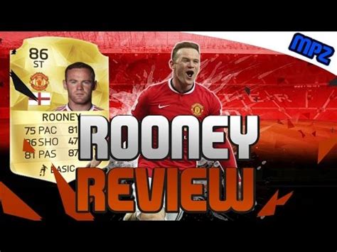 FIFA 16 ULTIMATE TEAM NORMAL WAYNE ROONEY PLAYER REVIEW 86 W IN