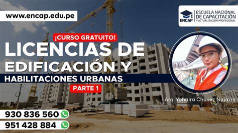 CURSO LICENCIAS DE EDIFICACIÓN Y HABILITACIONES URBANAS PARTE 1 2023