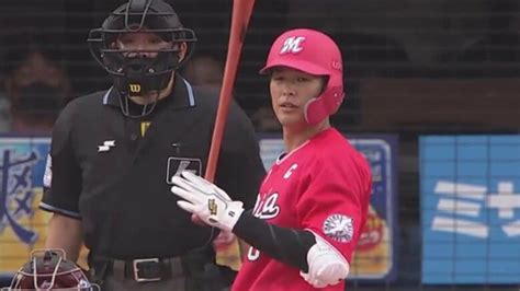 頼れるキャプテンの一振り！！ロッテ中村奨吾が決勝アーチ｜fnnプライムオンライン