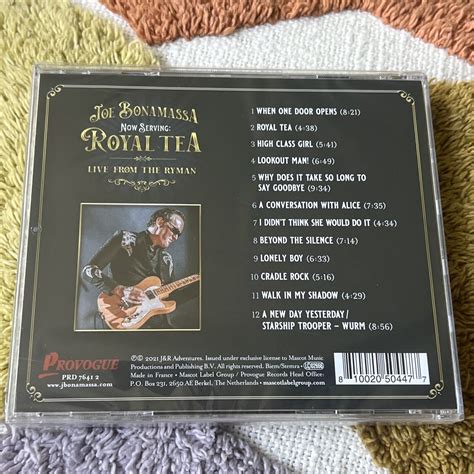 Now Serving Royal Tea By Joe Bonamassa Cd 2021 For Sale Online Ebay