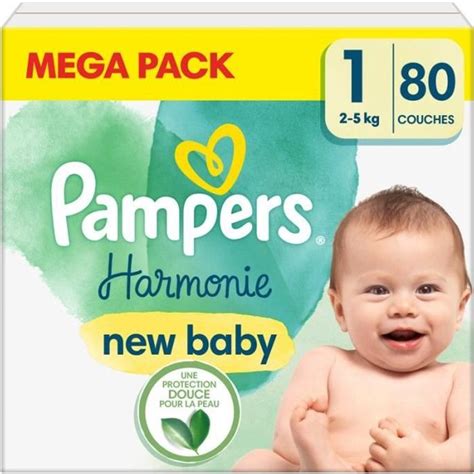 Pampers Harmonie Taille Langes Kg Kg Cdiscount