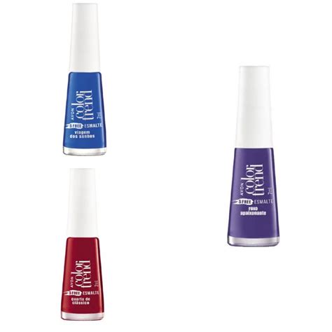 Esmalte Color Trend Ultra Cobertura E Brilho 7ml Shopee Brasil