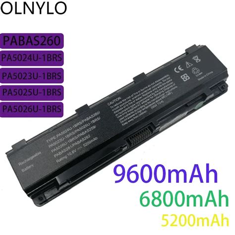 6 Cells New Battery For Toshiba Satellite C850 C850D PA5023U 1BRS