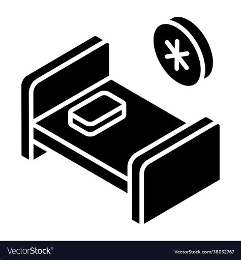 Hospital bed Royalty Free Vector Image - VectorStock