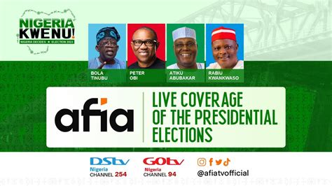 Live National Collation Of 2023 Presidential Election