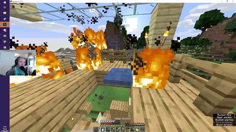 My Minecraft House Set On Fire By A Two Trapped Llamas Youtube